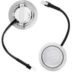 Afzuigkaplampen Roestvrij Staal LED-Lamp Inbouwkeukenlampvervanging DC 12V 6500K Accessoires voor Afzuigkap in de Keuken 2 Stuks
