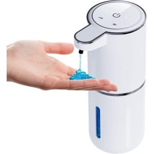 Automatische Zeepdispenser - 1500 mAh - Contactloze Elektrische Zeepdispenser - Wandmontage - USB Oplaadbaar met Infrarood Bewegingssensor - Voor Badkamer, Keuken, Kantoor