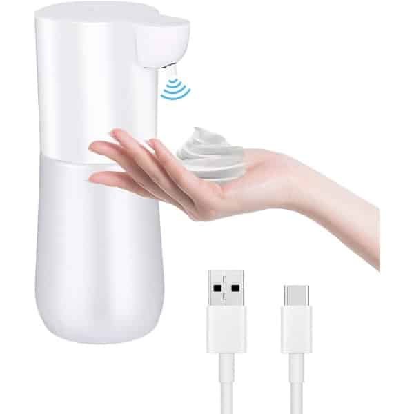 Automatische Zeepdispenser Met Sensor - Elektrische Zeepdispenser - Automatische Zeepdispenser - Foaming Soap Dispense - Handsfree No Touch Zeep Pomp - With 4 Adjustable Levels - Ipx5 Waterdich - Geschikt Voor Badkamer - Keuken - Kantoor