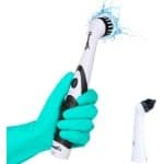 Elektrische Schoonmaakborstel met 2 Schrobborstel - Voor Badkamer en Keuken - Poetsmachine - Schoonmaken - Schoonmaakset - Scrubber/ Schrobber - CleanRite