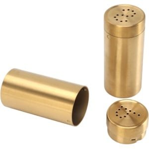 Gouden Roestvrij Staal Kruidenpot Zout En Peper Shakers - Set van 2 | Keuken Accessoires Voor Zout Suiker Opslag