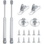 KZQ 2 stuks - Pneumatische hydraulische dempingscharnieren - Kastdeur-ondersteuningsarm - Stille schokabsorberende gasveer - Geschikt voor keuken- en slaapkamermeubelinstallatie-accessoires