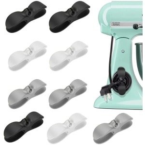 Kabel Organiser Zelfklevend 9 Stuks - Kabelhaspels - Keuken Organizers - Kabelhaspel Apparaten - Kabelhouder - Zelfklevend Management - Niet Gemakkelijk Om Eraf te Vallen - Kabelopslag - Eschikt voor Diverse Elektrische Apparaten - Zwart/Grijs/Wit