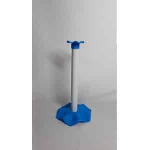 Keukenrolhouder - Aqua Blauw en Wit - 29cm - Keuken Accessoires - Houder voor Keukenrol - Keuken Benodigdheden