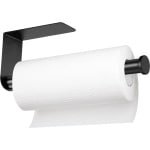 Lola rvs Keukenrolhouder - Zelfklevend - Keuken Accessoires - Keukenpapier Houder - RVS - Zwart