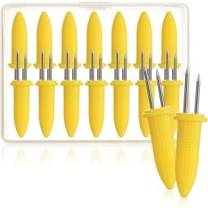 Maïskolfspiesen 16 stuks - Herbruikbare en veilige accessoires voor barbecue, grill, en keuken
