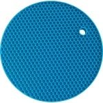Pannen Onderzetter | Keuken Accessoires | Anti-Slip | Honeycomb | ∅ 18 cm | Blauw