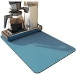 Peysaitr - Afvoermat - Koffie absorberende afdruipmat - afdruipmatten - tampermat koffiemat - keuken en thee accessoires - Afvoerkussentje voor koffiemachine - 30x50 cm - Marine
