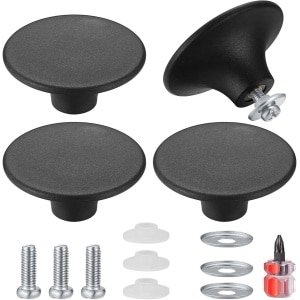 4 stuks Universele handgrepen voor pannendeksels - Keuken kookgerei accessoires - Vervangingsknoppen voor potten en pannen - Geschikt voor diverse formaten pannendeksels