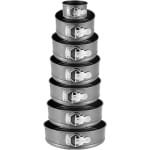 7 maten taartblikken set met anti-aanbaklaag en afneembare bodems voor cake en cheesecake - 4, 7, 8, 9, 10, 11, 12 inch - bakvormen voor cheesecake pannen - bakvorm springvorm met variabele maten - keuken accessoire voor bakliefhebbers