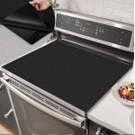 80 x 50 cm Grote Siliconen Inductiekookplaat Beschermingsmat - Keuken Accessoire met Krasbescherming - Magnetisch - Siliconen Afdekking - Ideaal voor Inductiekookplaat