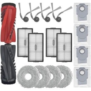 Allecto Plus - Accessoires Kit voor Stofzuiger - 18 Stuks - Hoofdborstels, HEPA-filters, Dweilpads, Stofzakken, Zijborstels - Geschikt voor Roborock Saros 10R / G20S Ultra - Verbeterde Reiniging - Huis & Keuken accesoires.