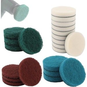 Allecto Plus - Elektrische Reinigingsborstelset Accessoires - 22 stuks - Universele Borstel Scrubber - Reinigingspads - Keuken Schoonmaak Set