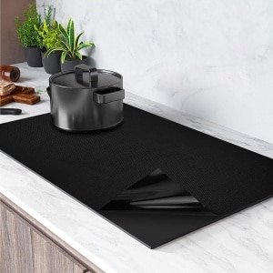 Allecto Plus - Grote Silicone Inductiebeschermingsmat voor Inductiekookplaat 52 cm x 61 cm - Multifunctionele Cover met Anti-slip - Keuken Accessoire