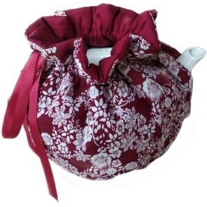 Allecto Plus - Katoenen theepot hoes met isolatie pad - Thee gezellig vintage decoratie - Thee warm houden - Keuken thuis decor - Moeder vrouw vrienden - Stofdicht - Isolatie - Vintage stijl - Huishouden accessoires