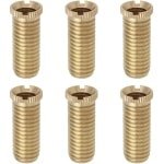 Allecto Plus - Keuken Gootsteen Filterzeefje Schroef Messing Gootsteen Deksel Scherm Versterkingsschroef Accessoire voor Meeste Keuken Gootsteen Filters 3x1cm Geel