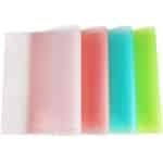 Allecto Plus - Koelkastmatten wasbaar en waterdicht - anti-slip pads - op maat te snijden - voor vriezer en glazen plank kast - 45 x 29 cm - 10 stuks - beschermingsmat - keuken accessoires.