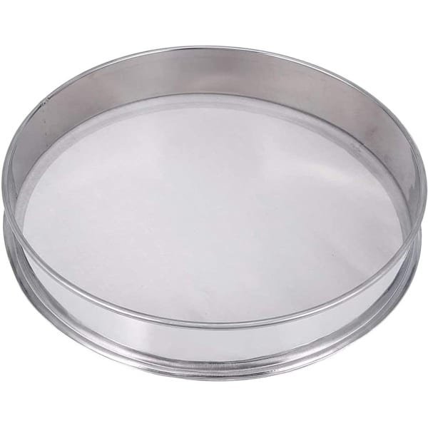 Allecto Plus - Kruidenpollen-extractor van roestvrij staal - Stapelbaar zeef 30 cm - Meelzeef 150 mesh - Keukenzeef voor keuken meel rijst pasta poedersuiker - Duurzame accessoire voor de keuken