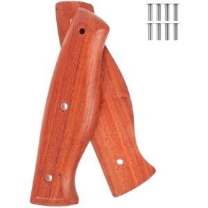 Allecto Plus - Multifunctionele Sashimi Mes Handvat met Houten Greep voor Keukenmessen - Handbescherming - Vervanging en Reparatie van Messen - Accessoires voor Keuken - Ergonomisch Design - Duurzaam Materiaal - Geschikt voor Professioneel Gebruik