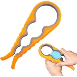Allecto Plus - Multifunctionele blikopener voor blikjes en flessen - handmatige kunststof opener voor keuken en restaurant - professionele doppen - bar accessoire