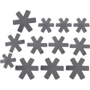 Allecto Plus - Panbeschermers Set van 12 - Pannenverdelers - Keuken Accessoires - Bescherming en Scheiding voor Potten en Pannen
