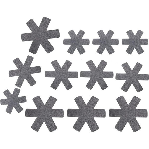 Allecto Plus - Panbeschermers Set van 12 - Pannenverdelers - Keuken Accessoires - Bescherming en Scheiding voor Potten en Pannen