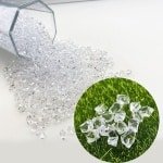 Allecto Plus - Plastic Ijsblokjes Decoratie 7mm voor Poppenhuis - Keuken Accessoires