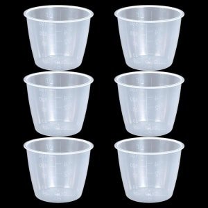 Allecto Plus - Plastic Maatbeker 160ml voor Keuken - Droge en Vloeibare Ingrediënten - Fornuis Cup - Wasserij - Vervanging - Maatregel - Accessoires