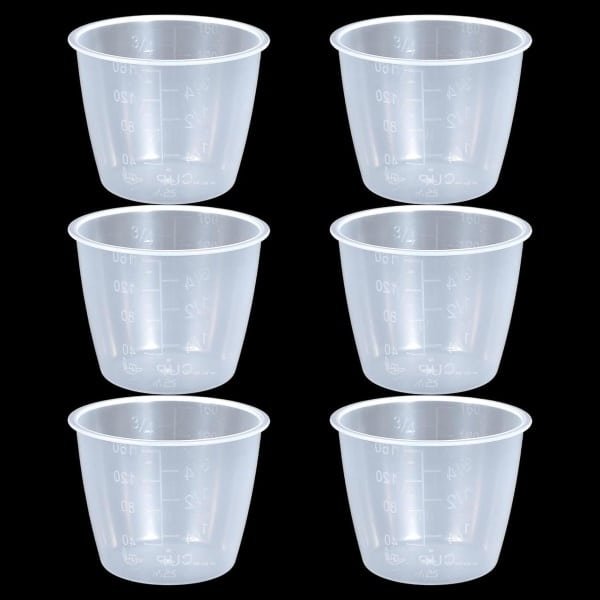 Allecto Plus - Plastic Maatbeker 160ml voor Keuken - Droge en Vloeibare Ingrediënten - Fornuis Cup - Wasserij - Vervanging - Maatregel - Accessoires