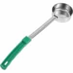 Allecto Plus - RVS Soeplepel 4 Ounce - Voedsel Portioneerlepel met Lang Handvat - Keuken en Eetkamer Accessoire