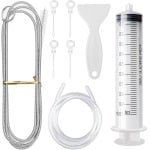 Allecto Plus - Reinigingsset voor koelkast - 8 stuks - reiniging koelkastafvoer - keuken accessoires