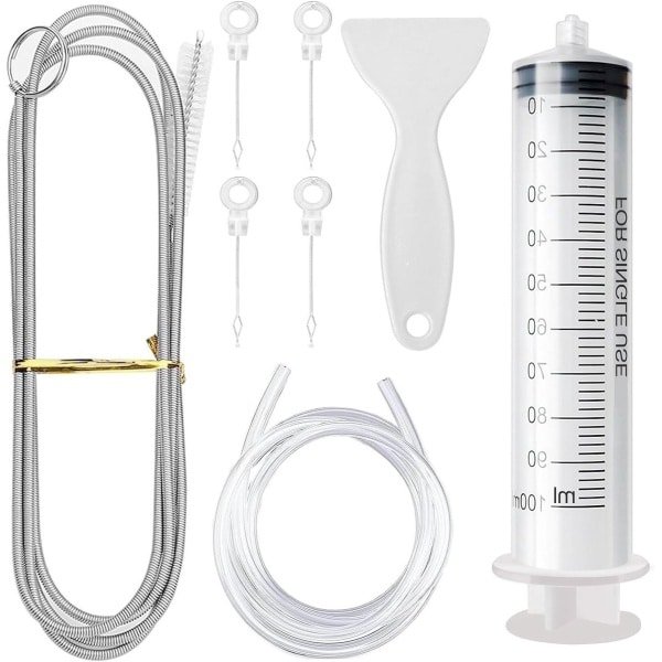 Allecto Plus - Reinigingsset voor koelkast - 8 stuks - reiniging koelkastafvoer - keuken accessoires