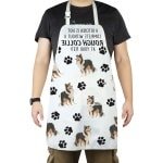 Allecto Plus - Schort met Grappige Ruwharige Collie Opdruk - Ideaal voor Hondenliefhebbers - Keuken Accessoire met Ruwharige Collie Thema