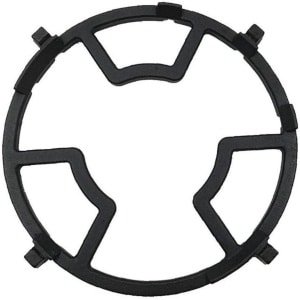 Allecto Plus - Universele gietijzeren wok steunring voor gasfornuis en kookplaten - antislip verhoging voor brander - thuis keuken accessoire