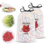 Allecto Plus - Vershoudzakken 200 stuks - Herbruikbare Afdekhoezen voor Levensmiddelen - Vershoudfolie met Elastiek - Fruitconservering - Douchemuts - Handige Keuken Accessoires