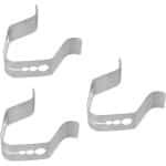 Barbecue Probe Clip 3-Hole Thermometer Zwart Roestvrij Staal - Houder Keuken BBQ Accessoire bbq accessoires