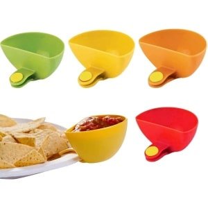 Dip Bowl Set - 4-delige clip-on dip schaaltjes voor snacks en kruiden - Keuken accessoires