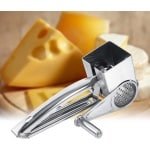 Draagbare roterende snijmachine - Rasp - Keuken Snijmachine - Blokrasp - Kaasrasp - Kaasrasp harde kaas - Keuken accessoires - Handrasp - Knoflookrasp - Kruidensnijders - Rasp voor Harde en Zachte Kazen - Blokrasp RVS