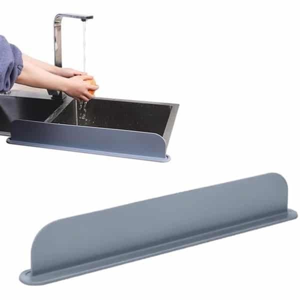 Gootsteen Beschermmat - Accessoires Voor Aanrecht - Siliconen Mat Voor Kraan - Gootsteen - Droogmat - Tegen Water- Keuken Aanrecht Drogen Mat - Keuken Gootsteen Splash Guard - Voor De Kraanbak In De Keuken - Herbruikbare - Anti Spat - Grijs