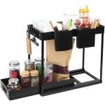 Ibenzoa® Ruime Keuken- en Badkamerorganizer met Uittrekbare Laden en Accessoires
