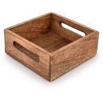 Ibenzoa® Servethouder voor Restaurantdecoratie Keuken Bar Accessoires (19,1 x 19,1 x 7 cm)