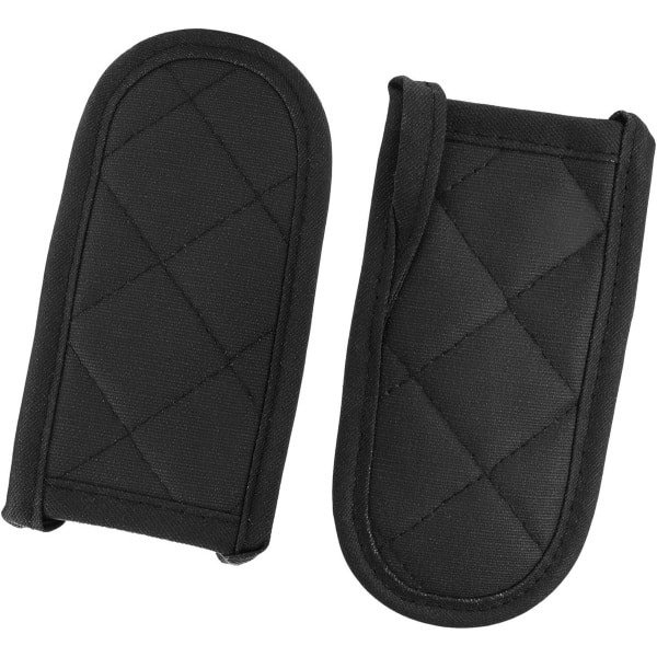 Inovra Plus - Hittebestendige Handvat Houders voor Gietijzeren Handvatten - Set van 2 - Zwart - Antislip - Voor Keuken, BBQ en Bakken - Pot en Pan Accessoires
