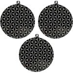 Inovra Plus - Inductie Kookplaat Protector Siliconen Matten - Set van 3 - Hittebestendig - Anti-Slip en Krasbestendig - Geschikt voor Inductie Kookplaten - Warmte Isolerende Mat - Keuken Accessoire