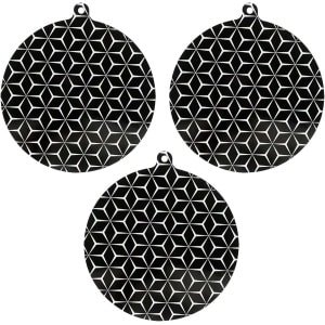 Inovra Plus - Inductie Kookplaat Protector Siliconen Matten - Set van 3 - Hittebestendig - Anti-Slip en Krasbestendig - Geschikt voor Inductie Kookplaten - Warmte Isolerende Mat - Keuken Accessoire