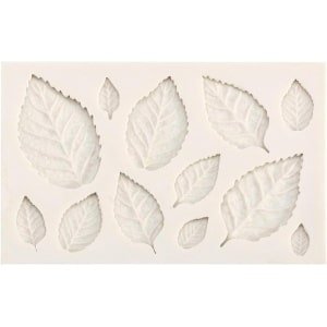 Inovra Plus - Siliconen Bakvorm Fondant Bladerenpatroon - Taartvorm voor Decoreren van Taarten Cupcakes - Gemakkelijk Schoon te Maken - Chocolade Suikerwerk - DIY Ambachten - Silicone - Keuken Accessoires.