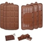 Inovra Plus - Siliconen chocoladevorm 6 stuks - onbreekbare bakvormen - anti-aanbaklaag - herbruikbaar - BPA-vrij - cake pudding ijsblokjes gelei - keuken accessoire$productcategorieën.