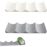 Inovra Plus - Stapelbaar Wijnrek voor Koelkast - Antislip Flessenhouder voor Wijn - Europese Stijl Wijnfles Organizer - Keuken Accessoire - Wit/Grijs - 2 Stuks