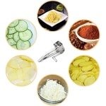 Kaasrasp - Trommelrasp - Set Van Roestvrijstalen Roterende Kaasraspen -Handmatige Kaassnijder-Geschikt als Kaasmolen en Rasp - RVS - Zilver - Keukengerei - Keuken accessoires-Handgebogen-Keukenrasp- Rasp