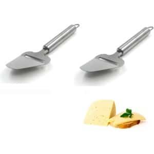 Kaasschaaf - Kaasschaaf voor harde kaas - RVS - Vaatwasserbestendige kaasschaaf - Keukengerei - Keuken accessoires - 2 stuks