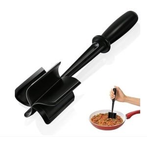 Keukenhulp - Aardappelstampers - Vleesstamper - Upgrade Vleeshakselaar - Meat Chopper - Vleesstamper Gehakt - Vleeshakmachine - Hittebestendige Vleesstamper Voor Gehakt - Mixer - Pureestamper - Zwart - Keuken Accessoire - Stamper